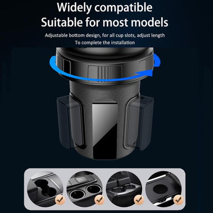 Yesido C180 3-in-1 Multifunctional Car Cup and Water Holder (Black)