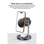 Yesido DS40 Qi2.2 3-in-1 Magnetic Wireless Charging Station for Phone, Watch & Earbuds