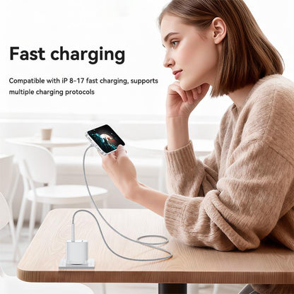 Yesido YC107 35W Single Port Fast Wall Charger – Type-C PD with Type-C to Type-C Cable