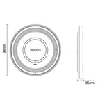 Yesido DS39 15W Desktop Pad Magnetic Wireless Fast Charger with Smart Positioning