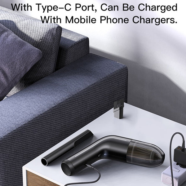 Yesido VC02 Professional Wireless Vacuum Cleaner – 6000Pa Powerful Suction with 5000mAh Battery