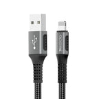 Yesido CA36 Micro USB Fast Charging Data Cable – 1.2m Heavy-Duty Cotton Braided Armor with USB 3.0 Interface & Metal Shell (3A Max)