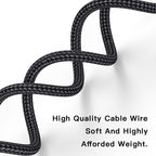 Yesido CA76 20W Type-C to Lightning PD Fast Charging Cable – 1.2m Heavy-Duty Nylon Braided Armor with Aluminum Alloy Shells