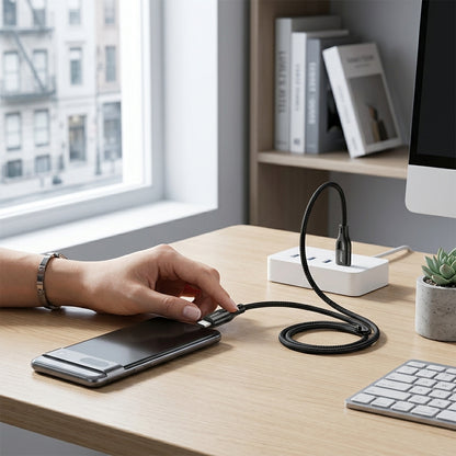 كابل يسيدو Yesido CA175 (Type-C إلى Type-C) بقوة 60 واط وطول 1 متر - أداء مستقر