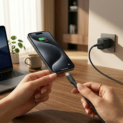 كابل يسيدو Yesido CA176 (Type-C إلى Lightning) بقوة 27 واط وطول 1 متر - أداء شحن سريع