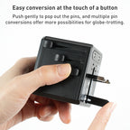 Yesido MC24 Universal Travel Adapter 2000W – 20W PD & 18W QC 3.0 with 4 USB/Type-C Ports
