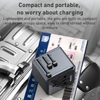 Yesido MC24 Universal Travel Adapter 2000W – 20W PD & 18W QC 3.0 with 4 USB/Type-C Ports