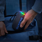 Majentik MS-002 Portable Bluetooth Speaker – Hi-Fi Surround Sound & Vibrant RGB Party Lights with Braided Strap