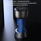 Yesido Y52 48W Dual Port Fast Car Charger – PD 30W & QC 3.0 Zinc Alloy Semi-Transparent Design