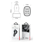 Yesido Y46 42W Fast Car Charger – Triple USB Ports with QC 3.0 18W Support