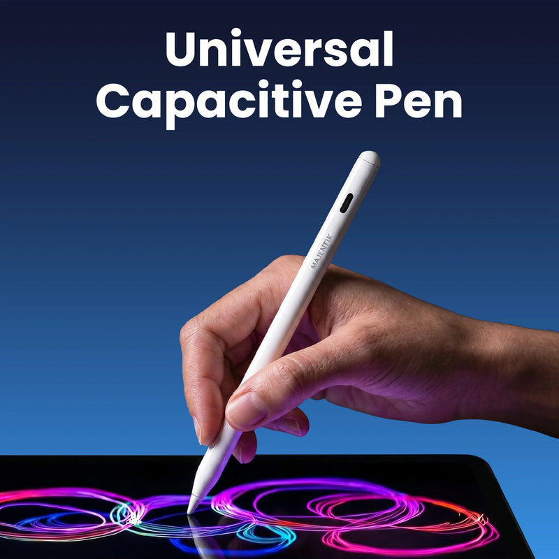 Majentik MP-001 Universal Capacitive Stylus Pen – Tilt Sensitive Smart Pen with Magnetic Design