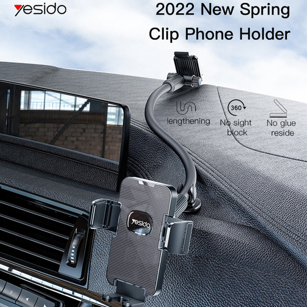 Yesido C137 Flexible 50cm Long Arm Car Phone Holder for Windshield and Dashboard