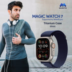 Magic Watch 7 Premium Smartwatch – Bluetooth Calling, Wearfit GPT AI Support & Integrated Islamic Apps