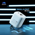 Majentik MC-016 20W USB-C Fast Charger – Compact Wall Charger with Power Delivery