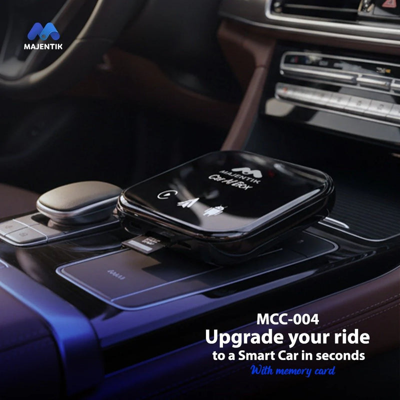 Majentik MCC-004 Wireless Android Car AI Box – Wired to Wireless CarPlay Adapter