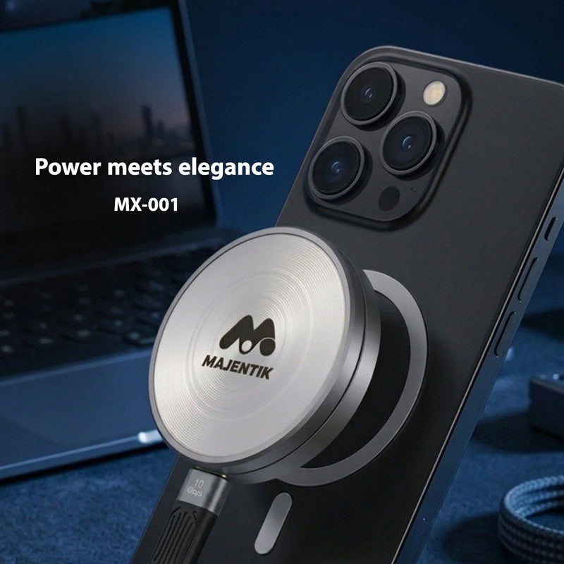 Majentik MX-001 Tool-Free Magnetic Hard Drive Enclosure – High-Speed External Storage Case