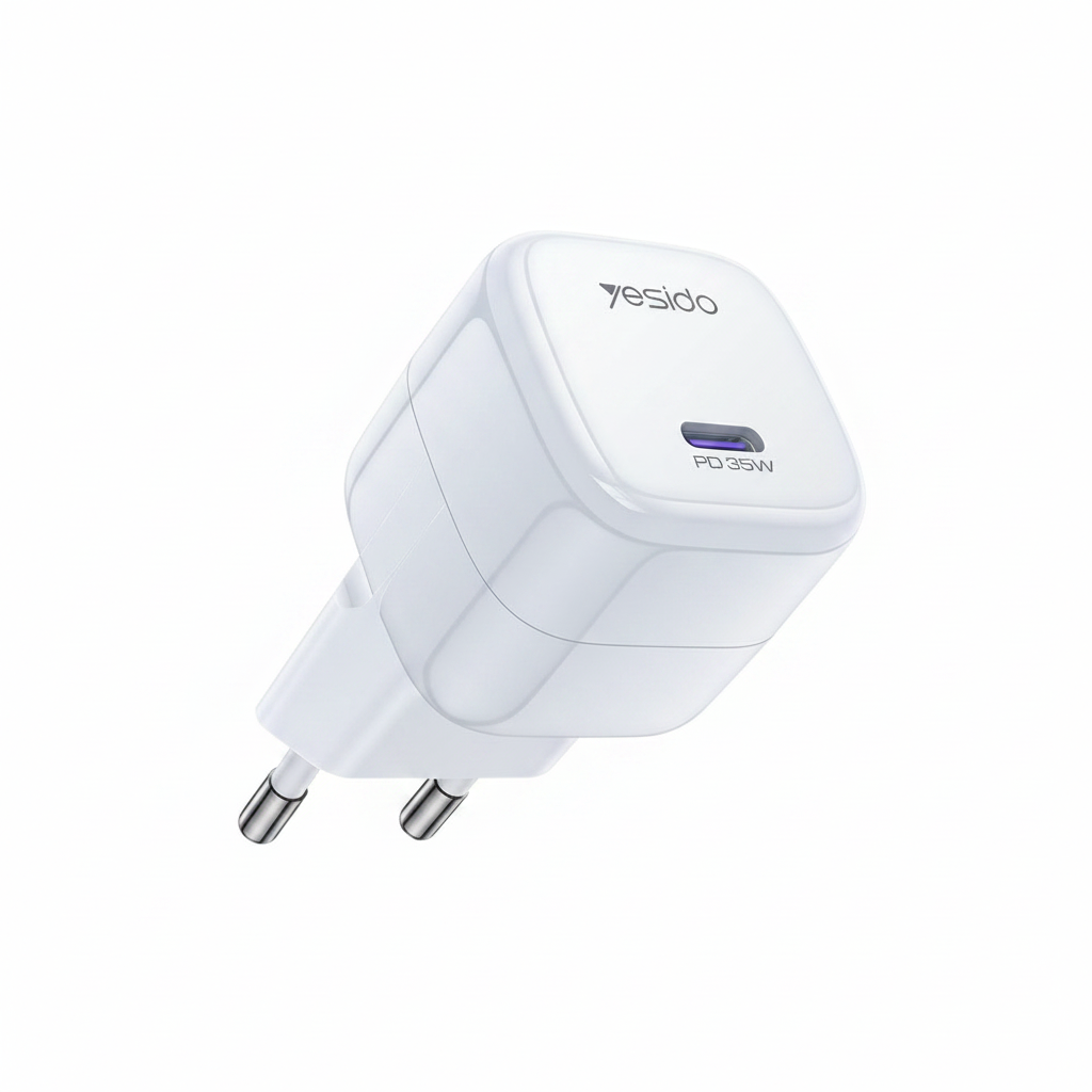 شاحن Yesido YC103 الذكي بقوة 35 واط - منفذ واحد Type-C PD شحن سريع فائق