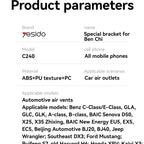 Yesido C240 Car Phone Holder - Specialized for Round Vents (Mercedes) with 360° Rotation