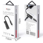 Yesido YAU11 2-in-1 Lightning & 3.5mm Audio Adapter
