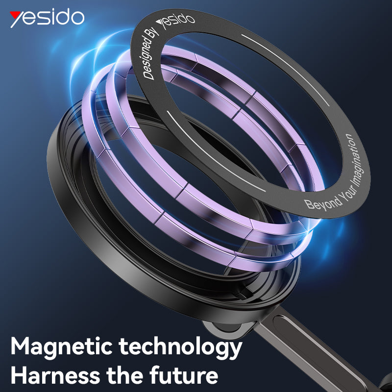 Yesido C219 Magnetic Phone Holder - Folding Design & 360° Rotation