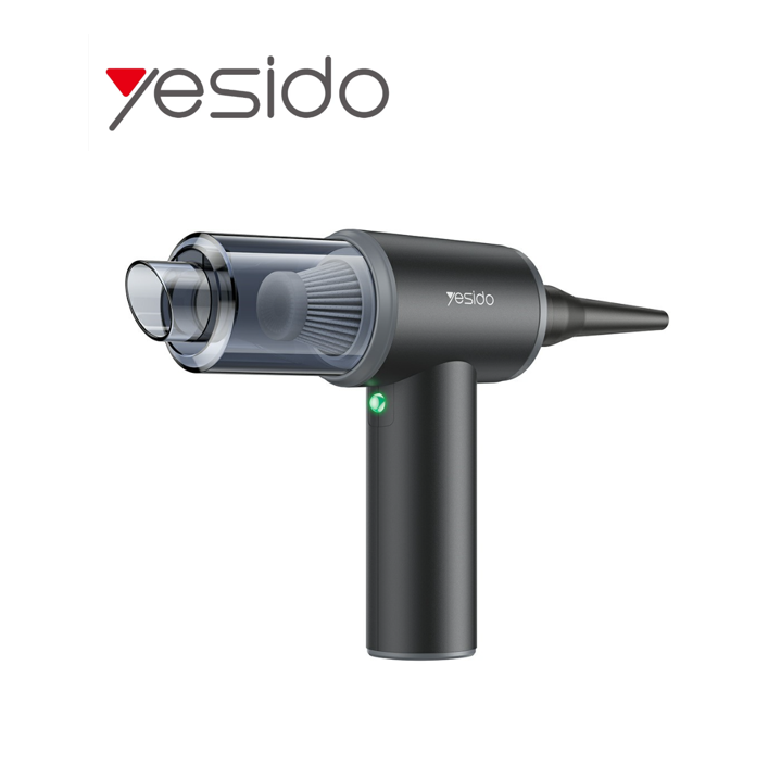 Yesido VC15 Cordless Car Vacuum Cleaner – 10000Pa Suction & Blowing Dual-Use with 100-Gear LED Display