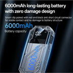 Yesido VC11 Portable Car Jump Starter – 800A Peak Current, 6000mAh Power Bank & LED Flashlight