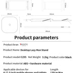 Yesido C295 Aluminum Floor Stand - For Tablets & Phones with Stable Base