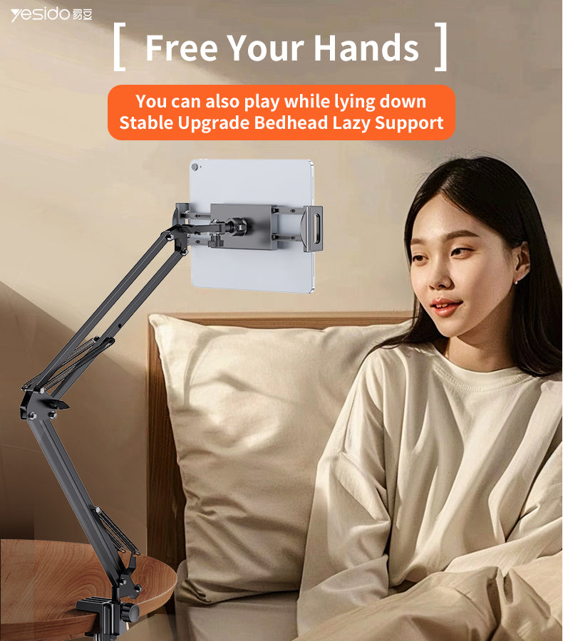 Yesido C296 Aluminum Desktop Stand - Ultra Support for Phones & Tablets