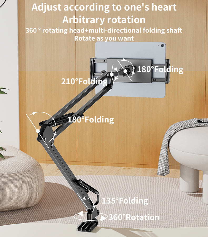 Yesido C296 Aluminum Desktop Stand - Ultra Support for Phones & Tablets