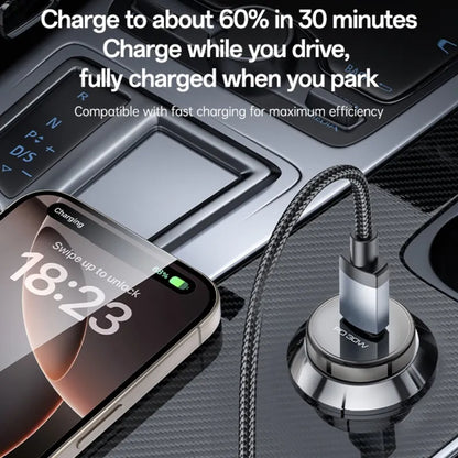 Yesido Y74 30W Fast Car Charger – High-Performance Type-C PD Port (Zinc Alloy Design)