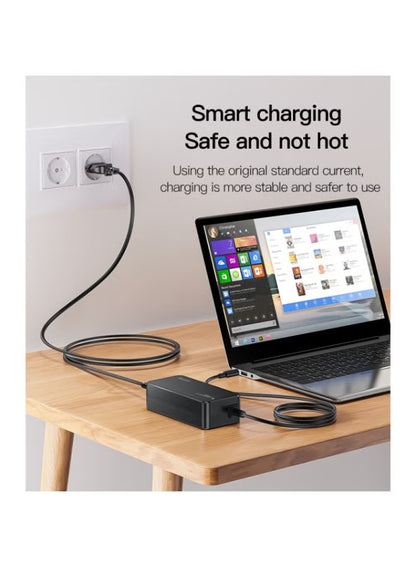 Yesido CG11E 65W Smart Laptop Charger Set – 15-in-1 Multi-function EU Power Adapter