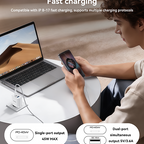 Yesido YC110 45W Dual Port Fast Wall Charger – 45W PD + 18W QC with Type-C to Type-C Cable