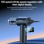 Yesido VC15 Cordless Car Vacuum Cleaner – 10000Pa Suction & Blowing Dual-Use with 100-Gear LED Display