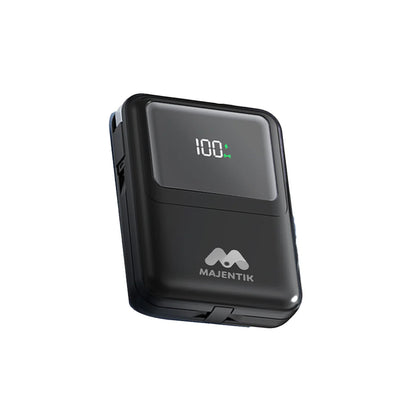 Majentik MJ-28 Magnetic Power Bank 10000mAh – Wireless Power Bank with Digital Display