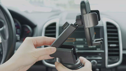 Yesido C262 Car Holder - Adjustable Telescopic Arm & Faux Leather Protection