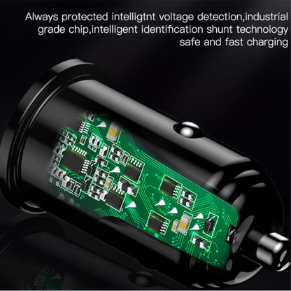 شاحن السيارة Yesido Y38 السريع بقدرة 20 وات - منفذ USB-A يدعم تقنية QC3.0