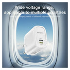 Yesido YC71 12W Dual Port Travel Charger – Includes 1M Type-C to Lightning Cable